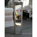 Cheval Thin Profile Floor Standing Mirror in Silver